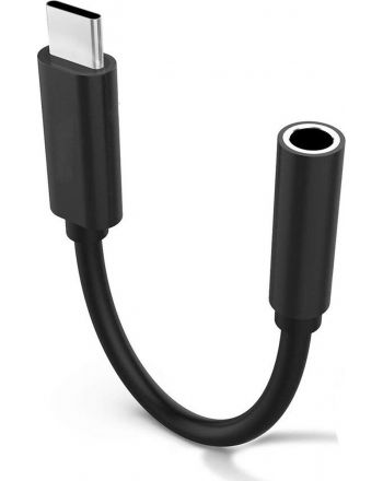 Staza® High Quality Digital USB-C naar 3.5mm AUX Audio Adapter met DAC - Zwart